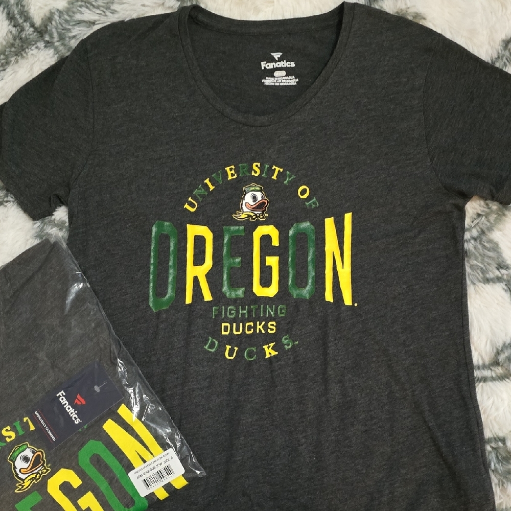 Fanatics Oregon Ducks Charcoal Tee